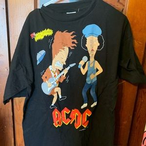 AC/DC beavis and butthead band tee